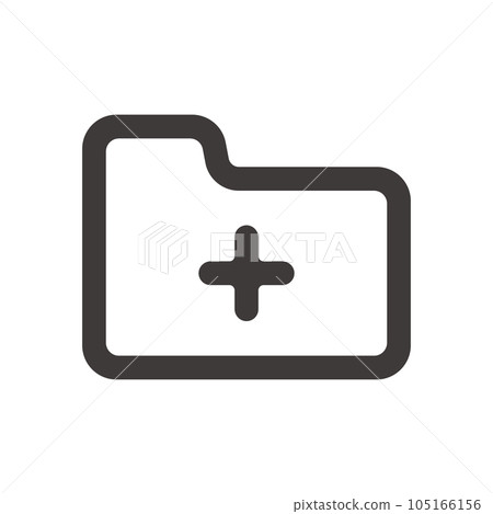 簡單易用的添加文件夾圖標1,非常適合產品設計、應用程序開發和編程 簡單易用的添加文件夾圖標1,非常適合產品設計、應用程序開發和編程 105166156