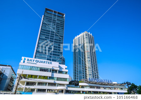 日本橫濱城市景觀,俯瞰橫濱灣區等。 日本橫濱城市景觀,俯瞰橫濱灣區等。 105166468