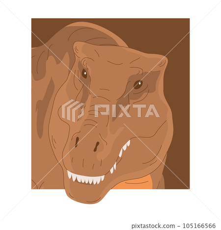 Predatory dinosaur tyrannosaurus rex of the Jurassic period 105166566