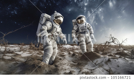 Astronaut AI-generated image Generative AI 105166721