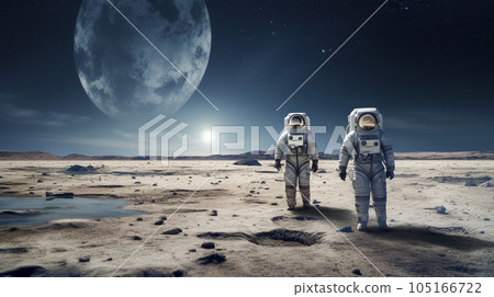 Astronaut AI-generated image Generative AI 105166722