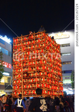 Kuki Lantern Festival at Night Saitama 105167224