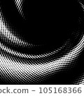 Halftone effect, trendy dotted illusion of gradient, vector EPS10 105168366
