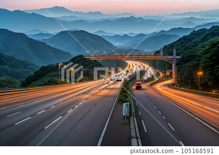 AI圖像 公路圖像 AI圖像 公路圖像 105168591