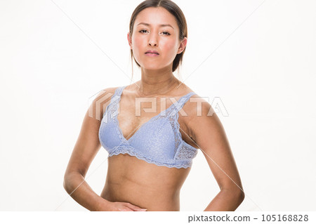 Unaltered body inclusivity skincare sclerosis dermatology. Latin Honduran female young face Unaltered body inclusivity skincare sclerosis dermatology. Latin Honduran female young face 105168828