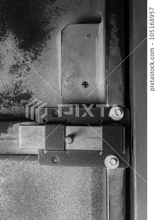 Door lock iron security entrance safety metal protection steel safe secure 105168957