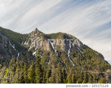 Sunny view of landscape around Ouray Sunny view of landscape around Ouray 105171128