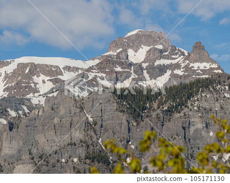 Sunny view of landscape around Ouray Sunny view of landscape around Ouray 105171130