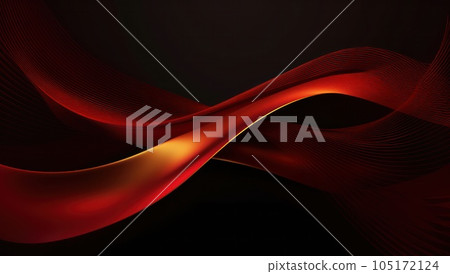 abstract background waves. gold abstract background.AI Generative. 105172124