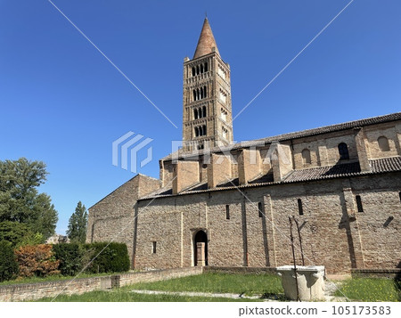 A masterpiece of Romanesque art, Pomposa Abbey, Italy Ferrara A masterpiece of Romanesque art, Pomposa Abbey, Italy Ferrara 105173583