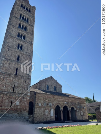 A masterpiece of Romanesque art, Pomposa Abbey, Italy Ferrara A masterpiece of Romanesque art, Pomposa Abbey, Italy Ferrara 105173600