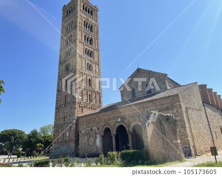 A masterpiece of Romanesque art, Pomposa Abbey, Italy Ferrara A masterpiece of Romanesque art, Pomposa Abbey, Italy Ferrara 105173605
