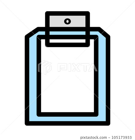 patient chart clipboard flat icon  105173933
