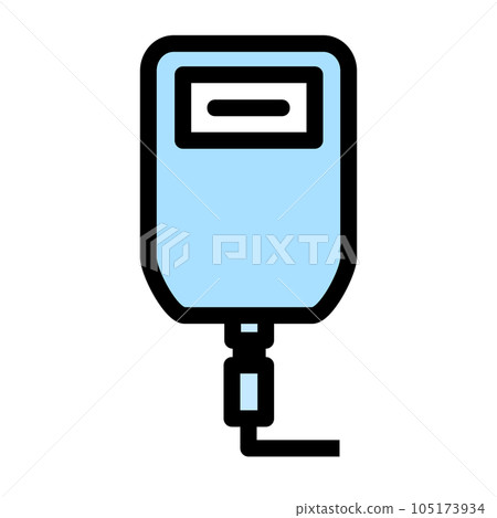 fluid infusion flat icon 105173934