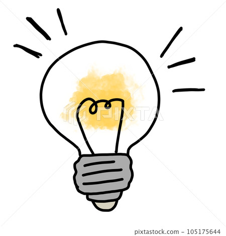 Inspirational light bulb Inspirational light bulb 105175644