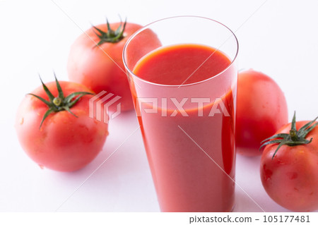Drink tomato juice 105177481
