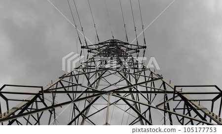 High-voltage electric tower High-voltage electric tower 105177753