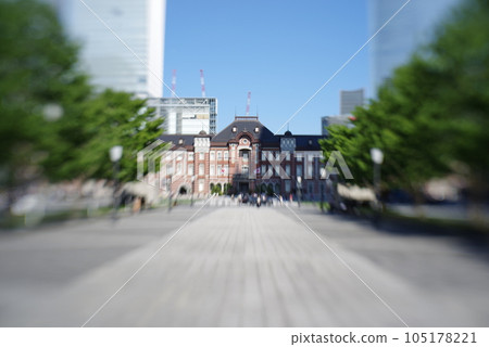 從行幸通看到的東京站丸之內口 105178221