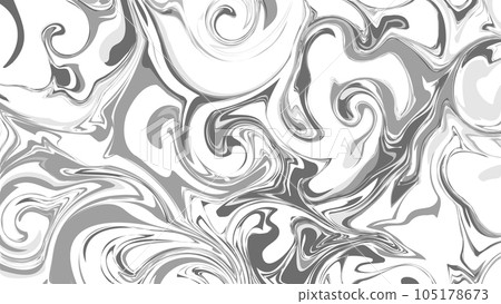 Black and white marble pattern (white base) Black and white marble pattern (white base) 105178673