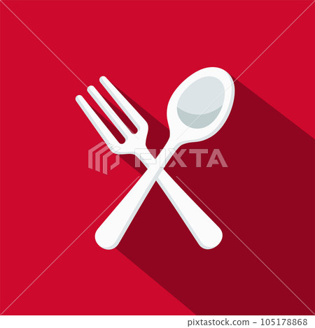 Spoon and fork, cooking tools 105178868