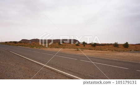 Scenery around Qanat in the desert [Morocco] 105179131