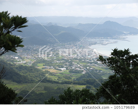 從能小切山日本寺的術樹平台看到的景色(南側:東京灣、保田站、保田漁港等) 從能小切山日本寺的術樹平台看到的景色(南側:東京灣、保田站、保田漁港等) 105179689