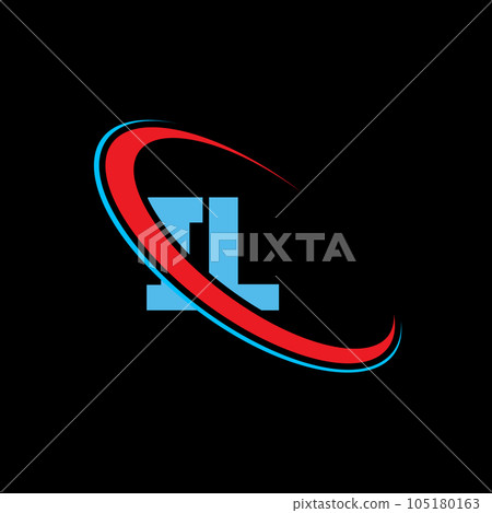 IL I L letter logo design. Initial letter IL linked circle uppercase monogram logo red and blue. IL logo, I L design. il, i l IL I L letter logo design. Initial letter IL linked circle uppercase monogram logo red and blue. IL logo, I L design. il, i l 105180163
