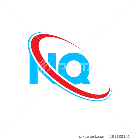 NQ N Q letter logo design. Initial letter NQ linked circle upercase monogram logo red and blue. NQ logo, N Q design NQ N Q letter logo design. Initial letter NQ linked circle upercase monogram logo red and blue. NQ logo, N Q design 105180305