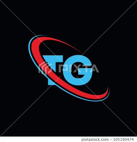 Initial TG logo template with modern frame. Minimalist TG letter logo  vector illustration design Stock Vector Image & Art - Alamy