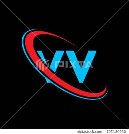 Initial Letter V and V, Vv Luxury Logo Icon, Gold Letter Logo Design Stock  Vector - Illustration of element, flat: 218040184