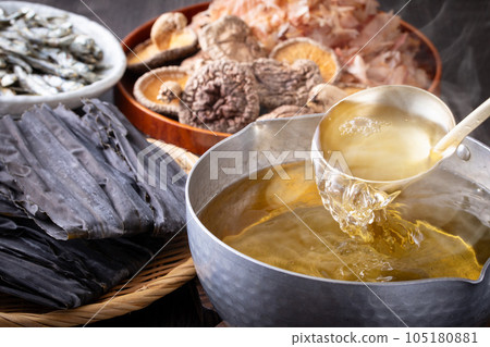 take Japanese soup stock 105180881