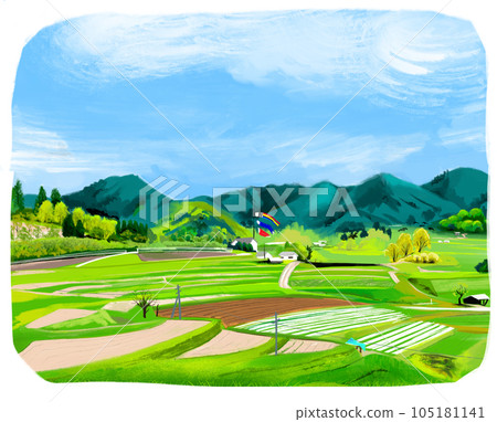 Japanese countryside 105181141