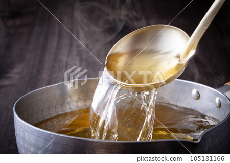 take Japanese soup stock take Japanese soup stock 105181166