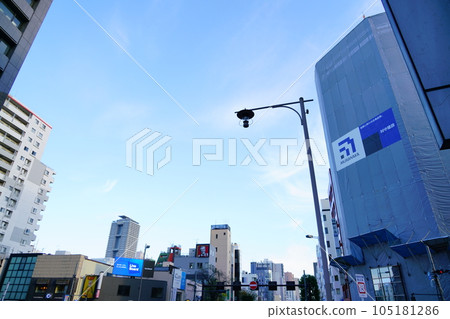 Station buildings around Ningyocho Station 105181286