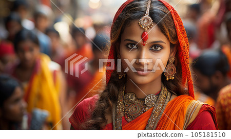 woman at the Telangana festival. woman at the Telangana festival. 105181510