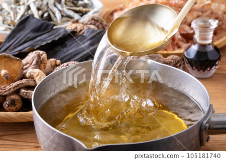 take Japanese soup stock take Japanese soup stock 105181740