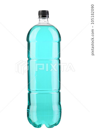 Energy drinks with different flavors isolated on white background. 105182090
