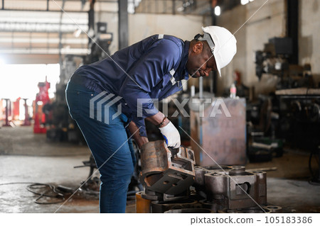 Professional engineer worker of manufacturing plant factory 105183386