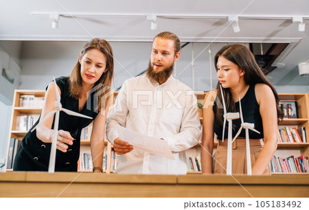 Happy group of business people meeting and brainstorming together Happy group of business people meeting and brainstorming together 105183492