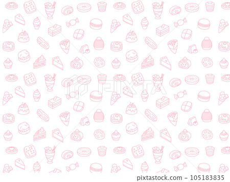 側面畫線糖果圖案壁紙插圖 105183835