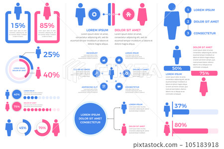 Population - People Infographics 105183918