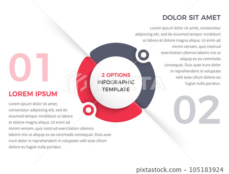 Infographic Template with 2 Options Infographic Template with 2 Options 105183924