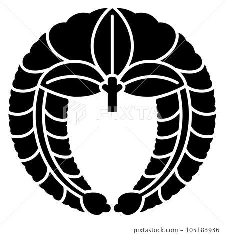 Family crest (descendant wisteria crest/Mitsunari Ishida) 105183936