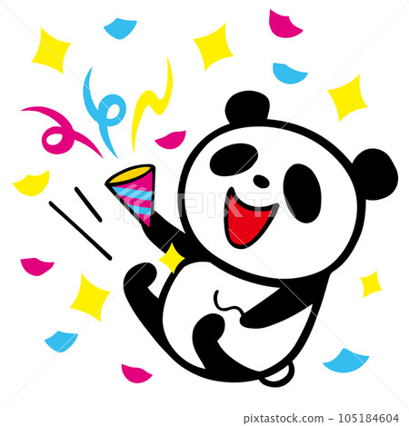 可愛簡單的熊貓麵包和餅乾！暫停 105184604