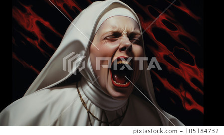 the demon-possessed nun screams 105184732