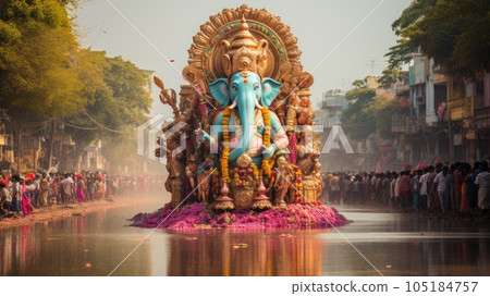 elephant ganesh at telangana festivals 105184757