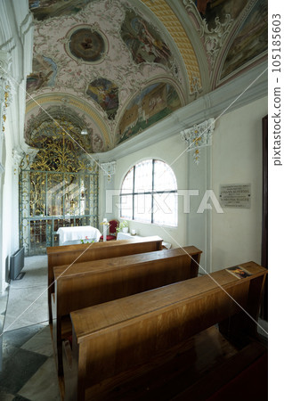 Holy Cross Church in Villach, Austria Holy Cross Church in Villach, Austria 105185603