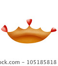 gold crown isolated on white background 105185818