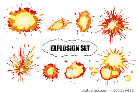 爆炸/閃光效果素材套裝 105186438