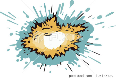 Explosion/flash effect material Explosion/flash effect material 105186789